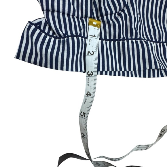 Isaac Mizrahi sleepwear striped button down pj 2 pc set small p29 - Picture 8 of 8